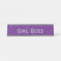 Parties scintillant violette et argent fille Boss 