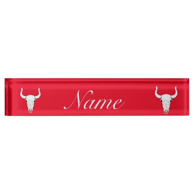 Porte-nom Pour Bureau Pas de tonneau jamais Thunder_Cove (Devant)
