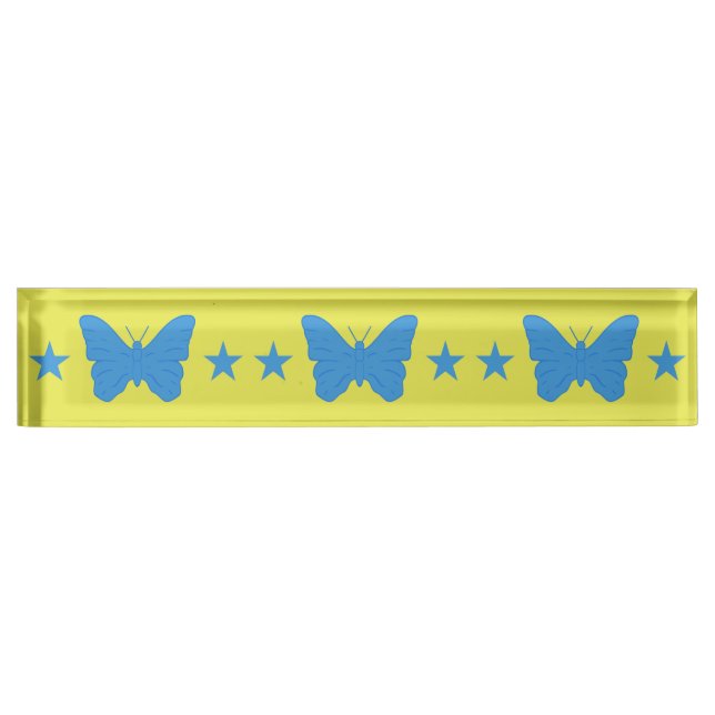 Porte-nom Pour Bureau Patriotic desk nameplate with Flag of Bady Bassit (Devant)