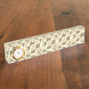 Porte-nom Pour Bureau Peau de serpent, Anaconda .