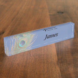 Porte-nom Pour Bureau Personnalisé Choisir la couleur Fermer la plume d