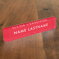 Personnalisé Rouge clair Simple Moderne Simple Min