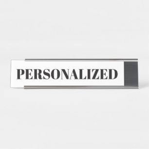 Porte-nom Pour Bureau Personnalisez le vôtre