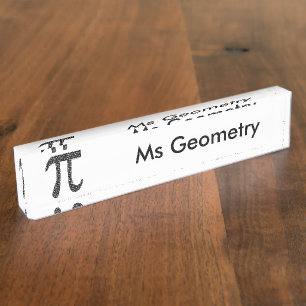 Porte-nom Pour Bureau Pi simple
