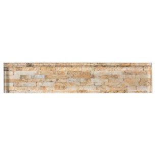 Porte-nom Pour Bureau Pierres motif
