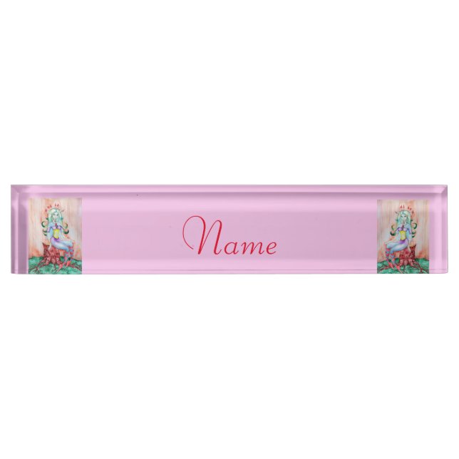 Porte-nom Pour Bureau Pixie Imaginaire Fairy Thunder_Cove (Devant)