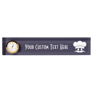 Porte-nom Pour Bureau Plat fait sur commande de bureau de couleur de