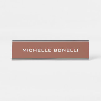 Porte-nom Pour Bureau Plat minimaliste moderne personnel