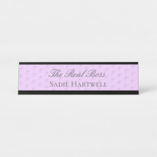 Porte-nom Pour Bureau Plate de nom du Mariage de mariée amusante