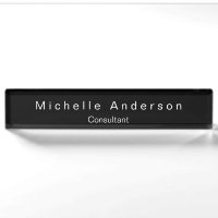 Plate-forme de bureau noir moderne et tendance uni