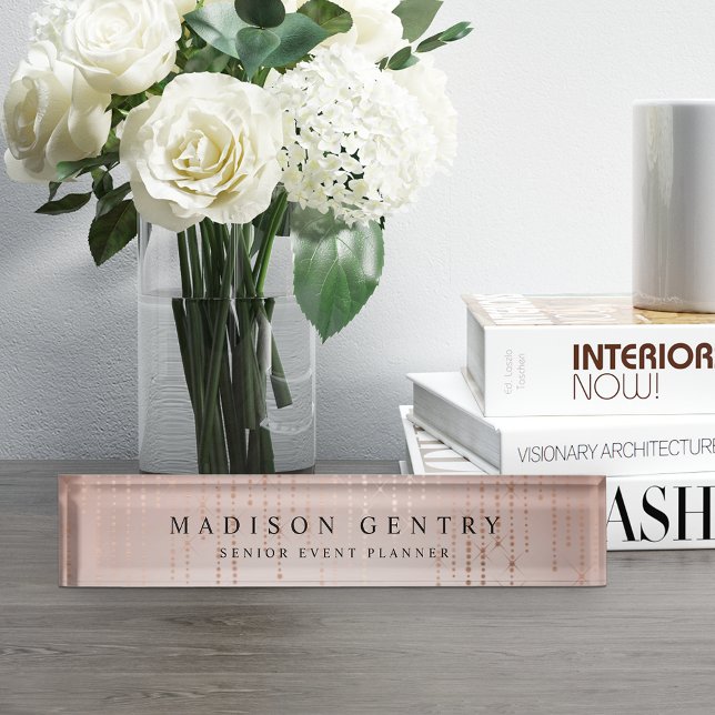 Porte-nom Pour Bureau Pluie (Créateur téléchargé)