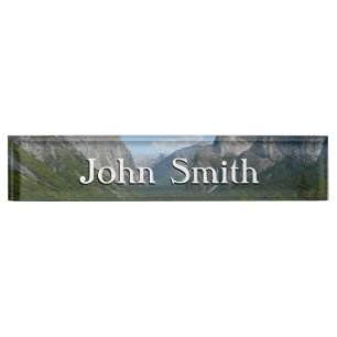 Porte-nom Pour Bureau Point d'inspiration dans le parc national Yosemite