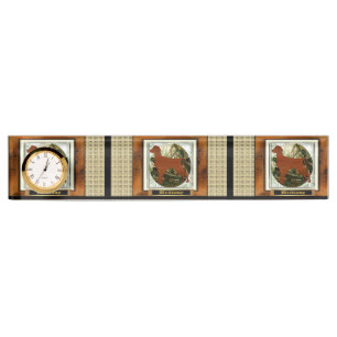 Porte-nom Pour Bureau Poison d'American Brittany Spaniel