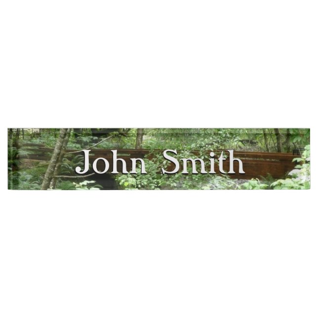 Porte-nom Pour Bureau Pont Muir Woods I (Devant)
