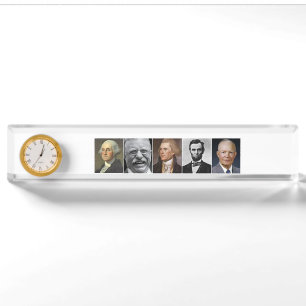 Porte-nom Pour Bureau Président des États-Unis