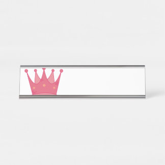Porte-nom Pour Bureau Princesse Couronne
