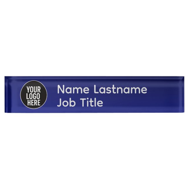 Porte-nom Pour Bureau Professional Desk Nameplate (Devant)