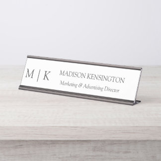 Porte-nom Pour Bureau Professionnel personnalisé