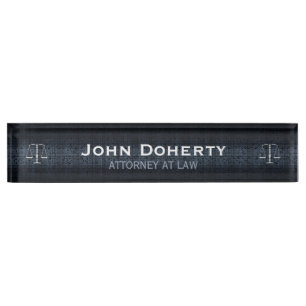 Porte-nom Pour Bureau PROPRIÉTAIRE PERSONNALISÉ À LA LAW Desk Name Plate