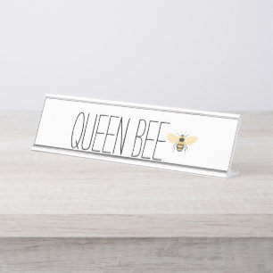 Porte-nom Pour Bureau Queen Bee
