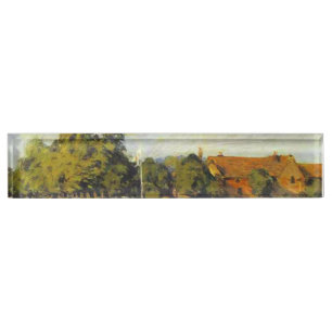 Porte-nom Pour Bureau Regatta at Hampton Court Alfred Sisley Poster