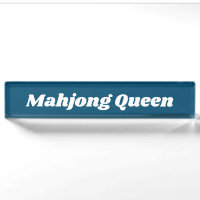 Reine Mahjong en bleu Turquoise