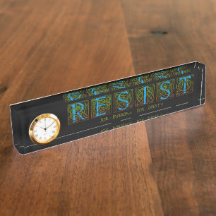 Porte-nom Pour Bureau Résister