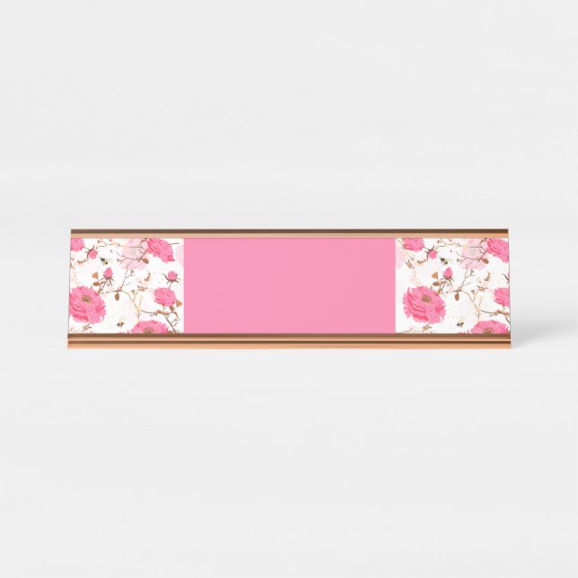 Porte-nom Pour Bureau ressort (Devant)