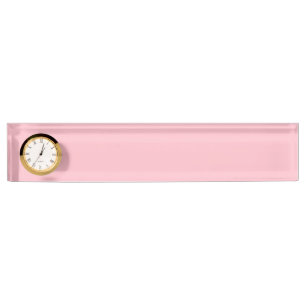 Porte-nom Pour Bureau rose