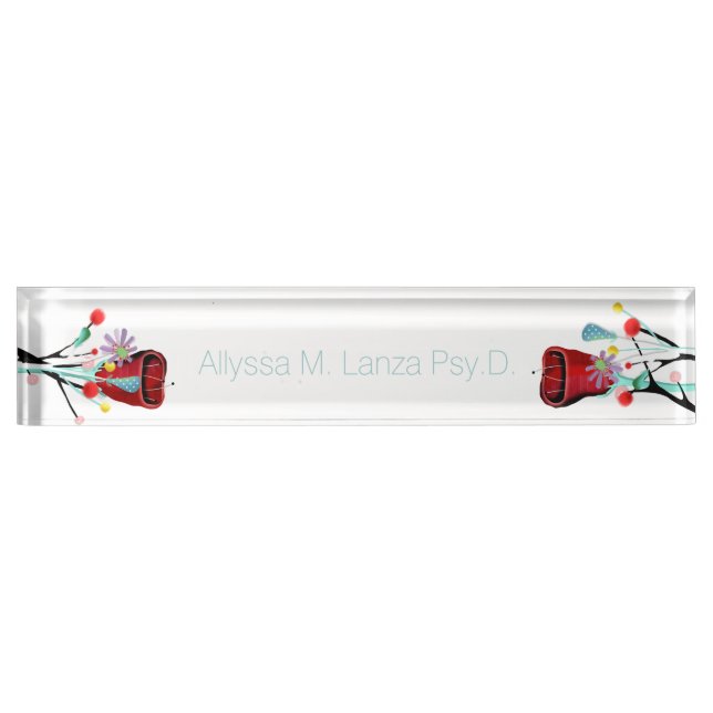 Porte-nom Pour Bureau Rupydetequila Illustration pour enfants 2014 (Devant)