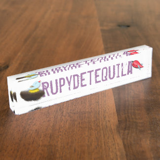 Porte-nom Pour Bureau Rupydetequila Illustration pour enfants 2014