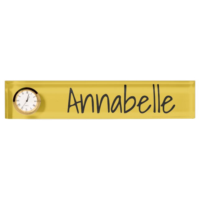 Porte-nom Pour Bureau Saffron (Devant)