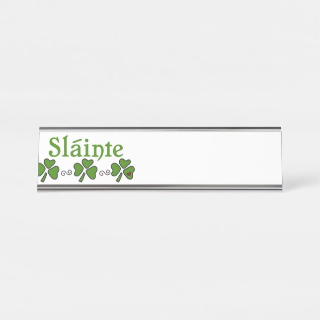 Porte-nom Pour Bureau Sainte (Devant)
