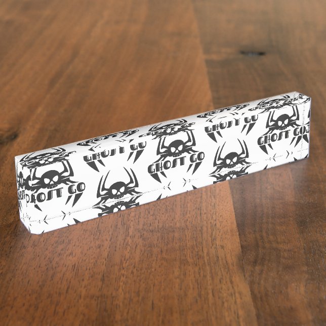 Porte-nom Pour Bureau Saison Éffrayante de Ghost Go (Taille)