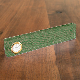 Porte-nom Pour Bureau Sayagata motif, japonais, vert et or