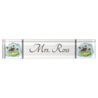 Porte-nom Pour Bureau Siamais