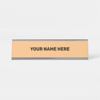 PORTE-NOM POUR BUREAU SIGNE DE PORTE SIMPLE DE STYLE DE TEXTE MINIMAL