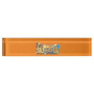 Porte-nom Pour Bureau Style Vintage japonais authentique