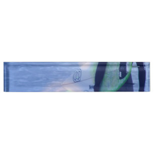 Porte-nom Pour Bureau Surfer