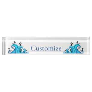 Porte-nom Pour Bureau Surfers Partout Thunder_Cove