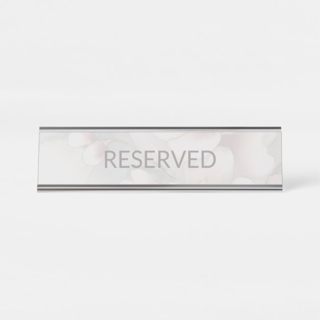 Porte-nom Pour Bureau SYMBOLE Mariage  Cherry Blossom (Devant)