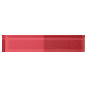 Porte-nom Pour Bureau Table de bureau en acrylique rouge tomate - person