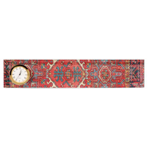 Porte-nom Pour Bureau Tapis Persan Turc Oriental Antique