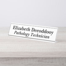 Technicien de pathologie blanc