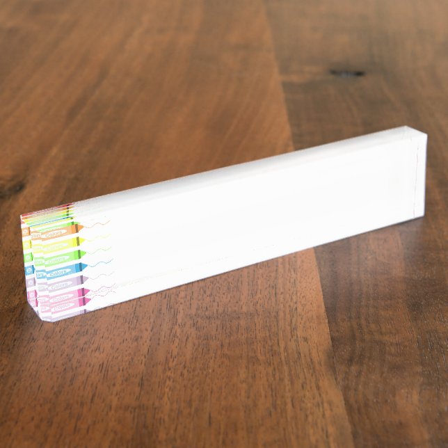 Porte-nom Pour Bureau Temps de coloriage ! (Taille)