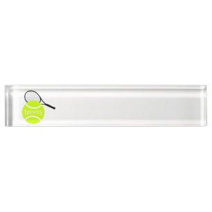 Porte-nom Pour Bureau Tennis