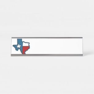 Porte-nom Pour Bureau Texas