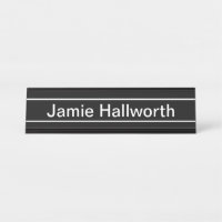 Texte personnalisable | Bold Modern Black & White