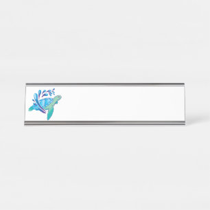 Porte-nom Pour Bureau Tortue