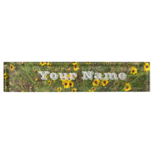 Porte-nom Pour Bureau Tournesol